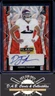 2022 Leaf Flash #BA-DJ2 Domani Jackson Kaleidoscope Red Auto #/3 USC Trojans T04