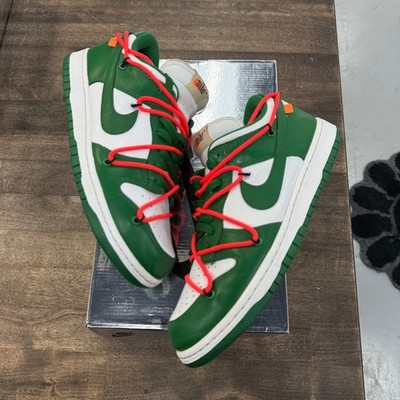 Nike Dunk Low Off-White Pine Green (Pre-Owned) - CT0856-100-8.5-PO-1... Size 8.5