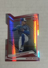 2022 Nazier Mule Panini Elite Extra Edition Prime Numbers /110 RED DIE-CUT Cubs