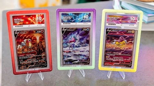 Entei v GG36 Suicune v GG38 Raikou v GG41 ACE 10 Gem Mint Consecutive Set