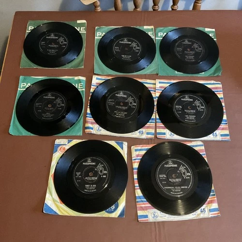 The Beatles 8x 7" Singles Bundle UK 1st Press Parlophone R-Series 1963-68 ORIG