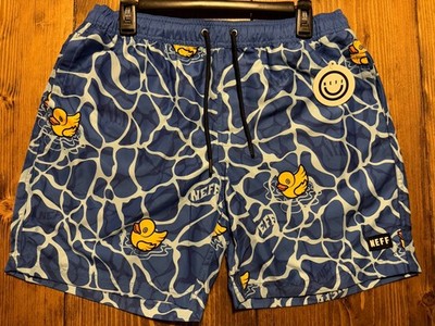 Neff Rubber Duck Swim Trunks Board Shorts - Men s Medium