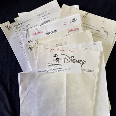 Disney World Co. - CONFIDENCIAL DOCUMENTS - Bundle Of 13 Documents