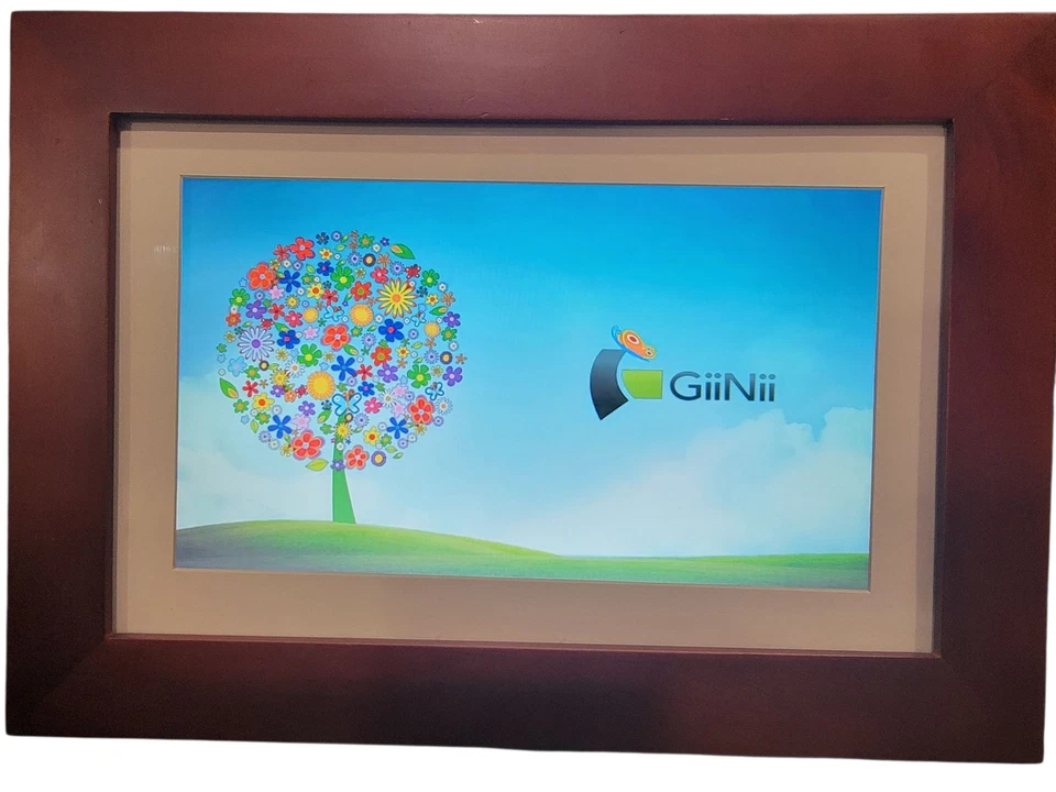 Gii Nii 10.1 inch LED Digital Picture Frame Touch 2GB Storage Smart Photo Frame - Image 2 of 4