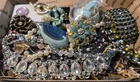 2 Lb Costume Jewelry VTG Modern Craft Junk Lot Wearable Untested Lot 41