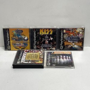 KISS Pinball Golden Nugget 5 PlayStation PS1 Game Lot Sony Retro Bundle