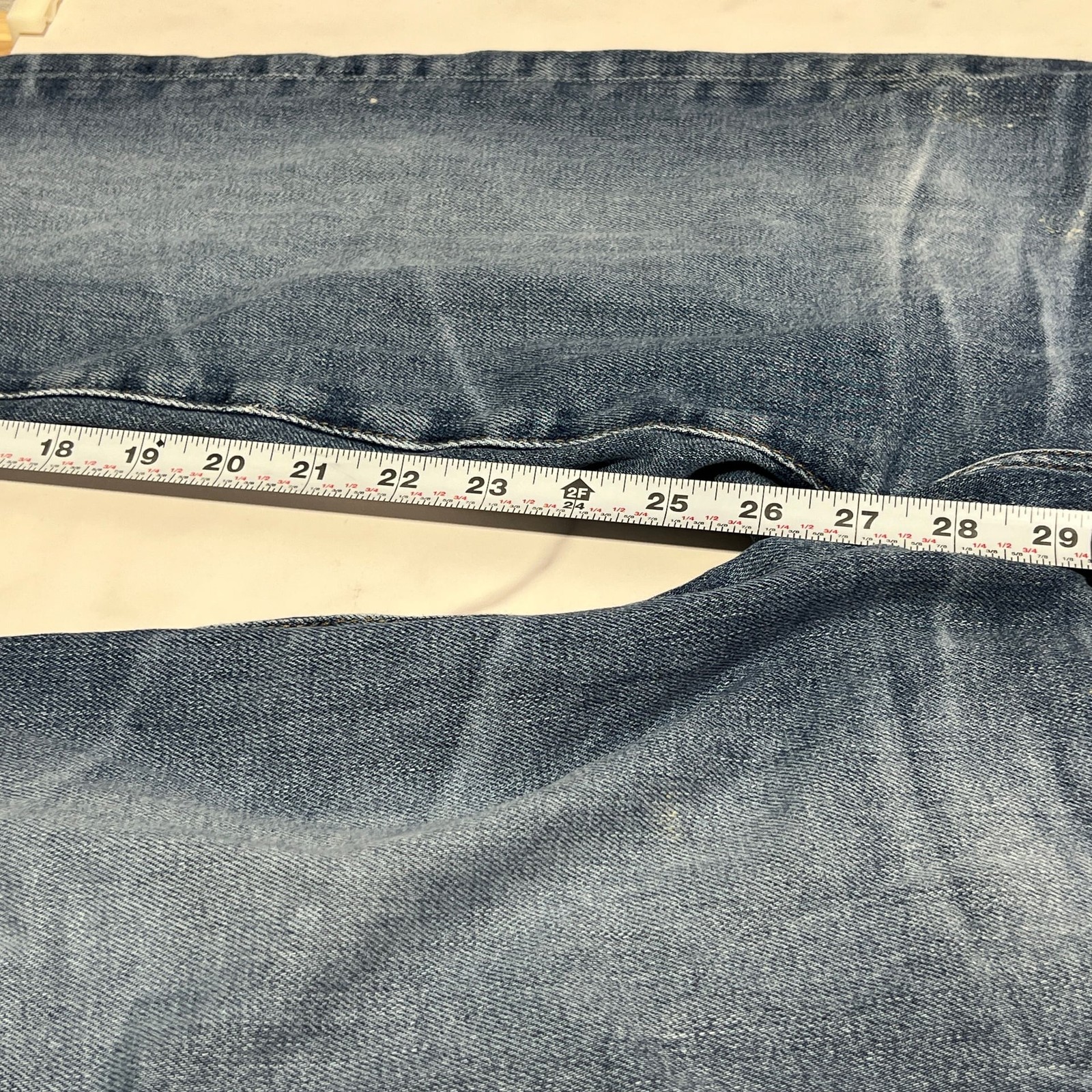 AG Adriano Goldschmied AG-ED Denim Light Wash Straight Leg Jeans Size 24 thumbnail 16