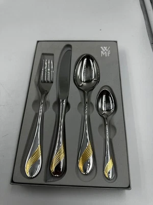 WMF Tafelbesteck Ambiente Charme Gold Dekor 6 Sets - Bild 1 von 4