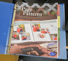 Creative Memories Page Patterns Organizer 2002/04 Scrapbooking 3 Ring Binder