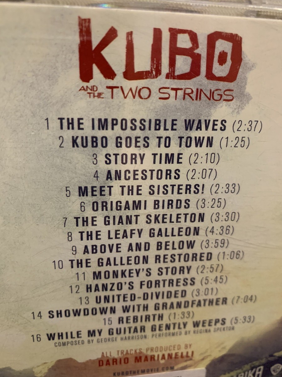 ポップス+ロック(洋楽) CD Dario Marianelli Kubo and the Two Strings Original Motion Picture Soundtrack WPCS13744 Warner Bros. /00110 Kubo and the Two Strings (Original Motion Picture Soundtrack