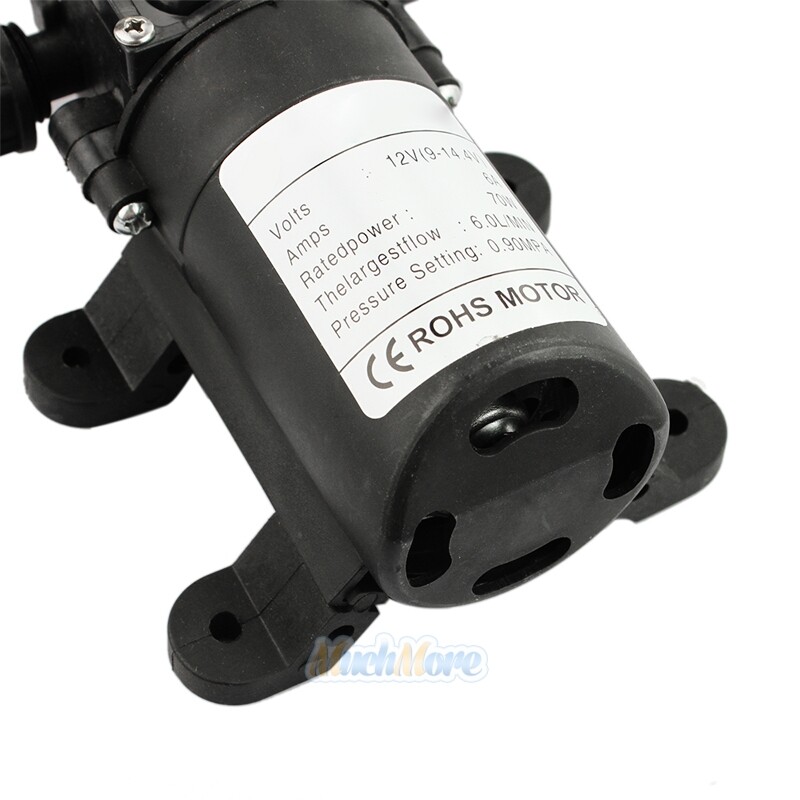 Pompe à Eau Auto-amorçante 12V - 130 PSI - Débit 6L/min - Pour Usage Domestique Ou DIY - Neuf