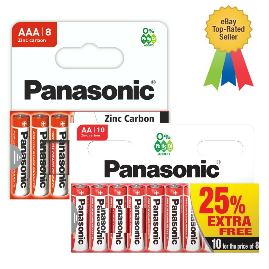 40x AA PANASONIC Batteries Zinc Carbon 1.5v Industrial Battery R6 LR06 Genuine - Foto 7