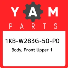 1KB-W283G-50-P0 Yamaha Body, front upper 1 1KBW283G50P0, New Genuine OEM Part
