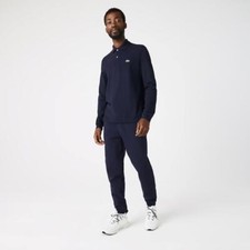 Image of Lacoste Classic Fit Long Sleeve Polo Navy