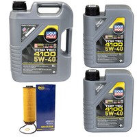 MotoröL Set Top Tec 4100 5W-40 Liqui Moly 7 Liter + ÖLfilter FüR BMW 3Er 340 7Er