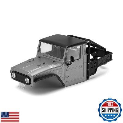 INJORA 87g IR40 Truck Body Shell with Tube Cage for 1/18 TRX4M Defender Bronc