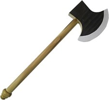 Cosplay Party Wooden Ax Props Handmade Wooden Ax Children's Toys 15.5 Inch