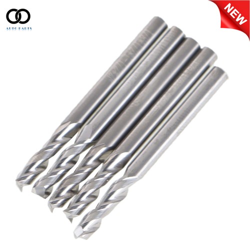 5 Pack 1/8" Diameter 2 Flute 1/2" Cut Length 1-1/2" Overall Length End Mill US - Picture 9 of 10