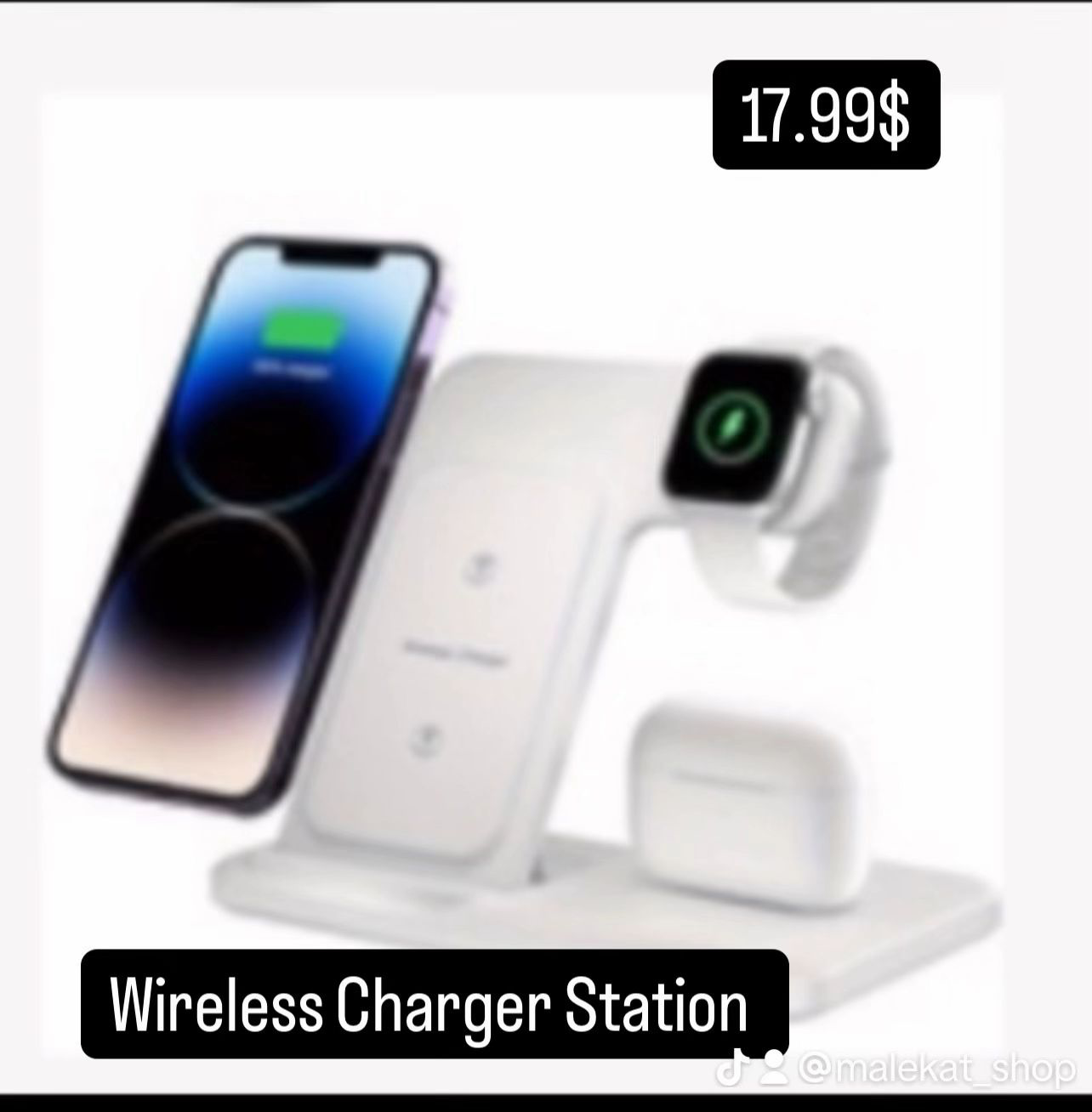 Wireless Charging Pad Fast Qi-Compatible for Phones and Devices-image