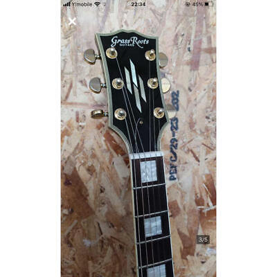 Electric Guitar GrassRoots Les Paul Custom Black