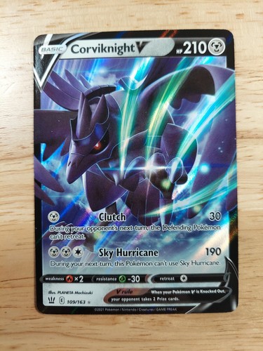 Corviknight V 109/163 Battle Styles NM Ultra Rare Pokemon Card