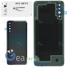 BACK COVER SAMSUNG ORIGINALE SERVICE PACK PER GALAXY A70 SM-A705 | NERO