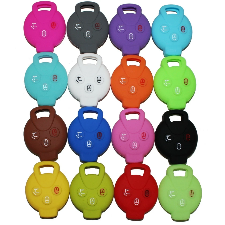 KAWIN COVER SILICONE GUSCIO CHIAVE PER SMART CITY COUPE ROADSTER Fortwo Forfour