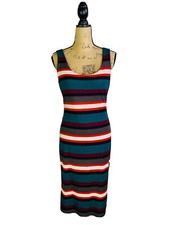 Fashion Nova Dress Stretch Summer Party Short Sleeve Midi XL New With Tags