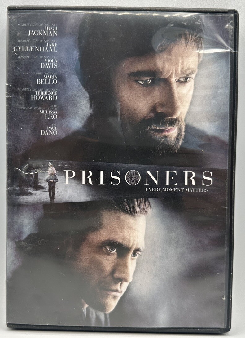 Prisoners DVD Widescreen Hugh Jackman  Jake Gyllenhaal Viola Davis 2013