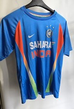 Nike Sahara India Cricket Jersey Mens Small Blue National Team Vintage