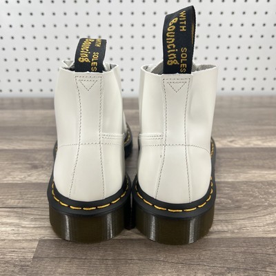 Dr. Martens Church White Smooth Leather Ankle New Boots Size  display picture 1