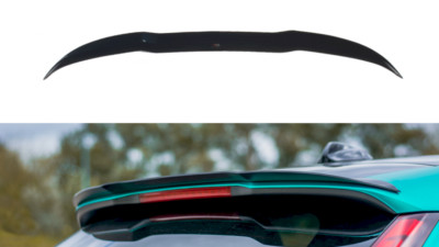 For Volvo V40 Spoiler Wing Extension Maxton Design Gloss Black Abs