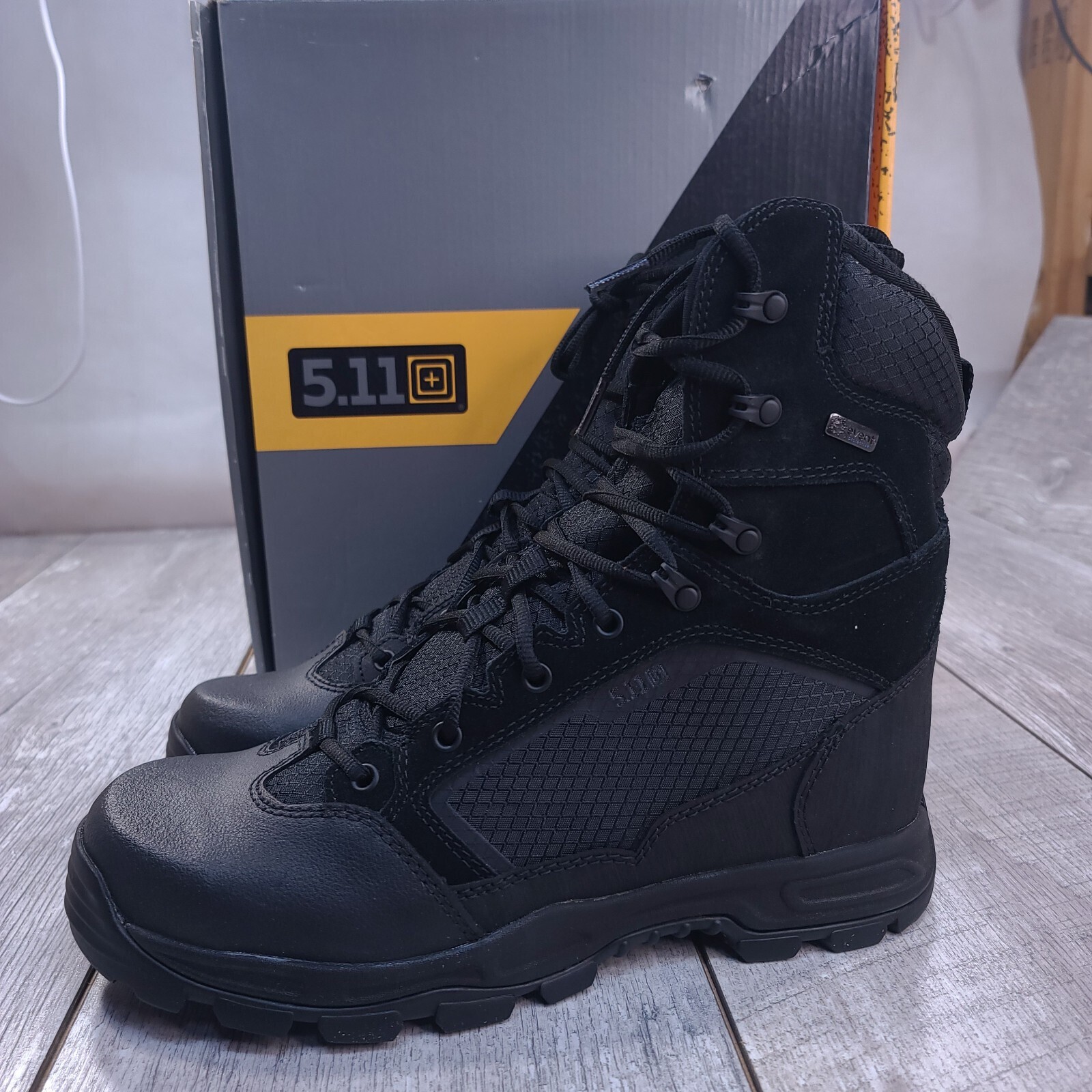 EUC 5.11 Tactical A/T 8 Zip Boots Mens size 11 Black Waterproof Side Zip 12444 5.11 Tactical A/T™ 8 main image 4