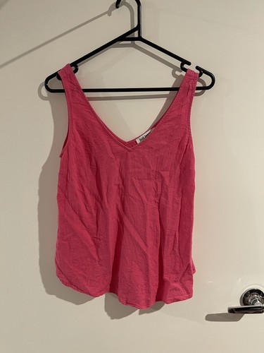 Just Jeans Size 6 Pink Singlet Top | eBay