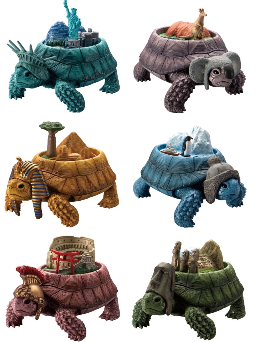 Continental Turtle All 6 Types Set (Gasha Complete) Capsule
