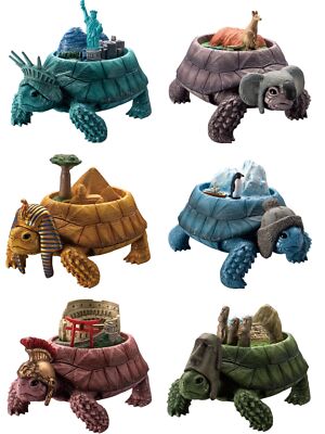 Continental Turtle All 6 Types Set (Gasha Complete) Capsule