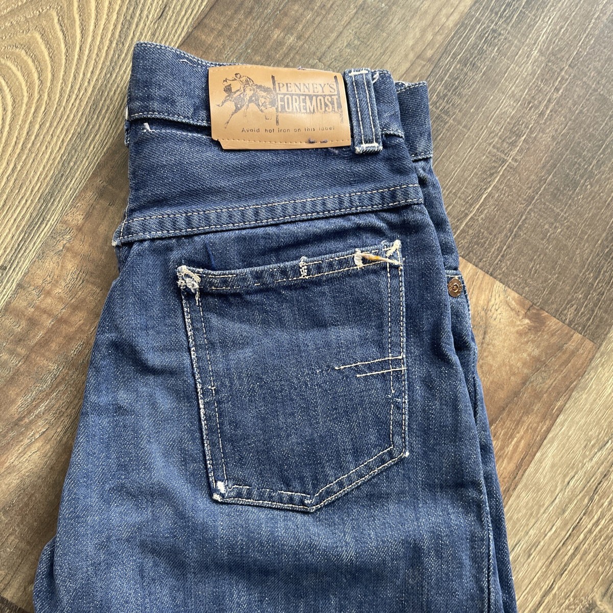Vintage 50s JC Penney's Foremost Jeans Selvedge Denim Actual Vintage 50s JC Penney's Foremost Jeans Selvedge Denim Actual