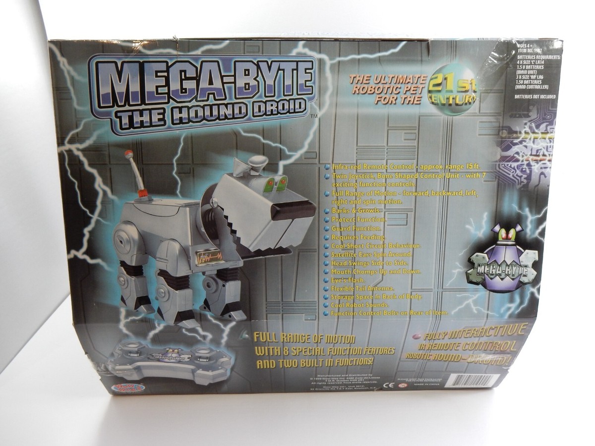 MEGA-BYTE THE HOUND DROID 犬型ロボット ラジコン 1999 Mega-Byte The Hound Droid Remote Control R/C Robot Dog