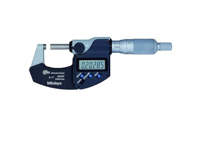 Mitutoyo 293-340-30 Digital Micrometer 0-1'' Range, 0.00005'' Resolution