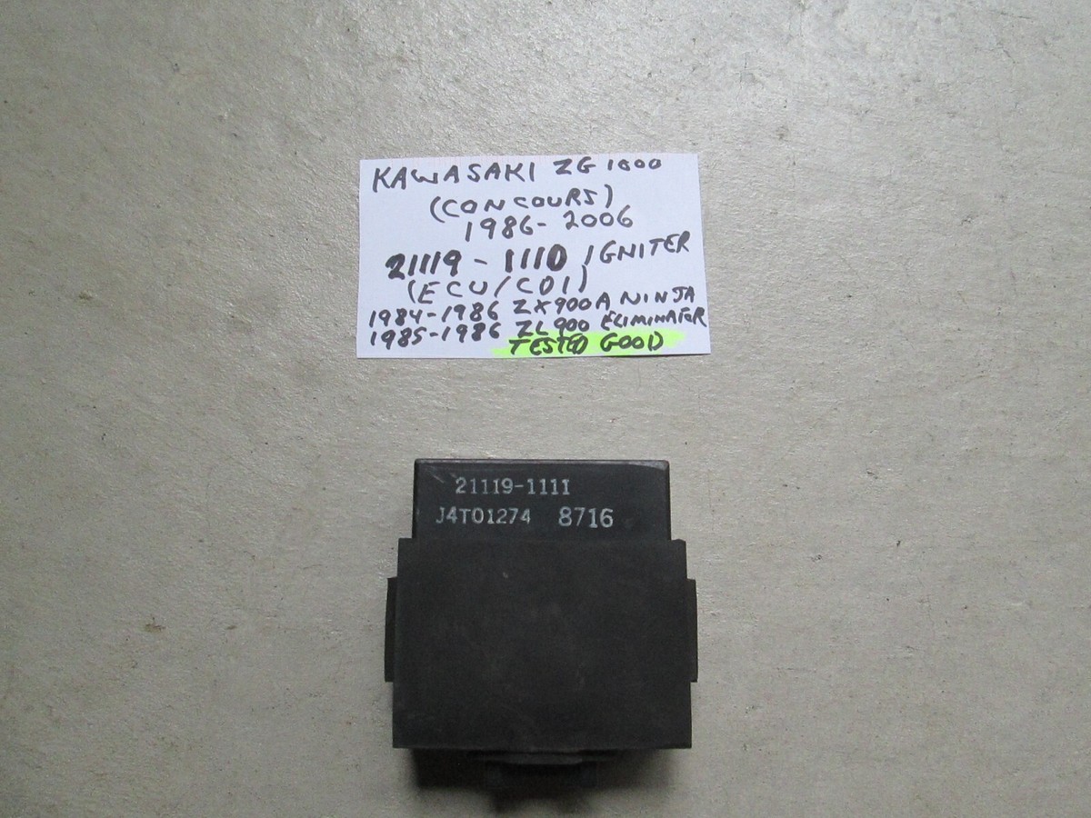 エンジンラジコン 1984 - 1986 ZX900A NINJA 1986 - 2006 ZG1000 IGNITER CONCOURS CDI