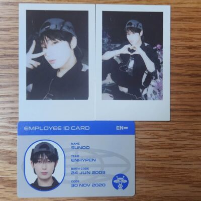 ENHYPEN x GGU GGU DECO PACKAGE 2024 PHOTOCARD OFFICIAL