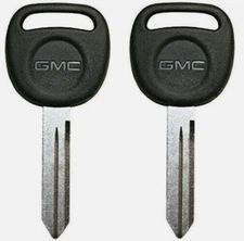 Set of 2 GMC B102 Mechanical Plastic Head Key GM Truck Hummer 1999-2006