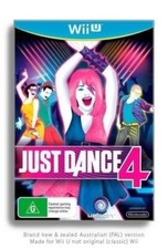 Just Dance 4 Nintendo Wii U (NEW, SEALED, AUSSIE) music stage kids dancing party