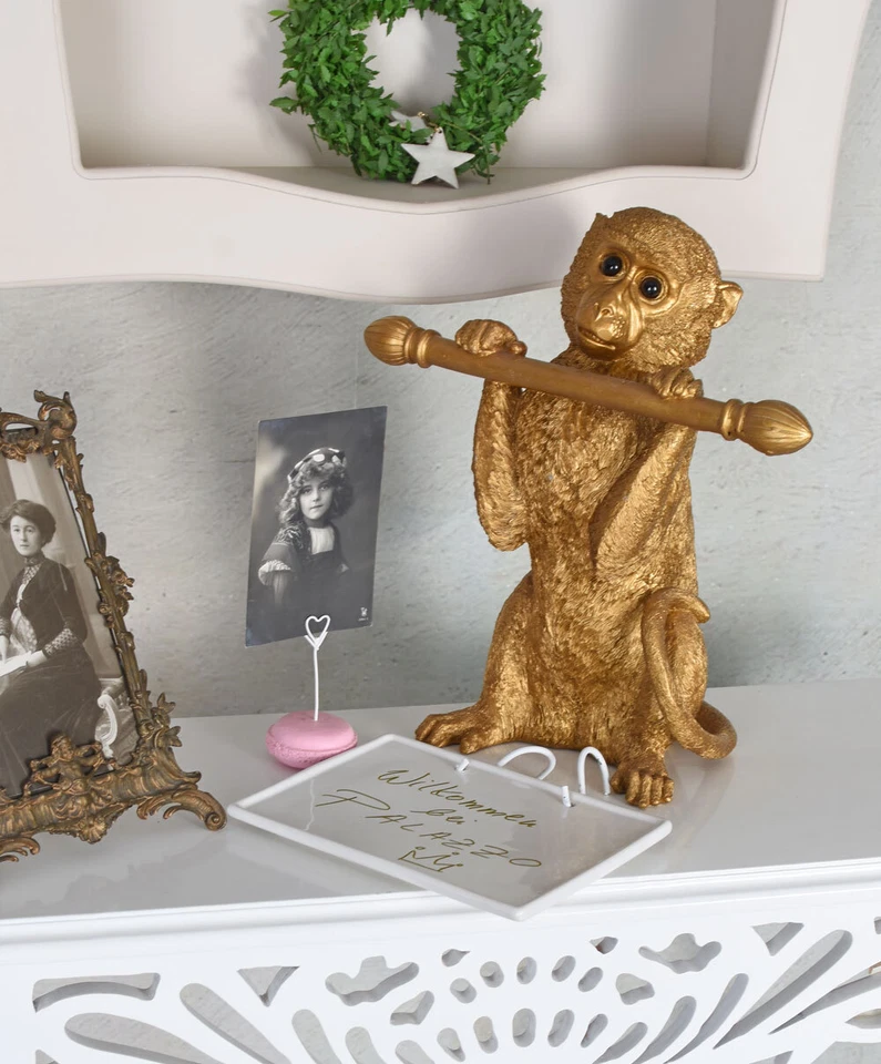 Whiteboard Affe Schreibtafel Affenfigur Board Memoboard Porzellan abwischbar - Bild 3 von 4