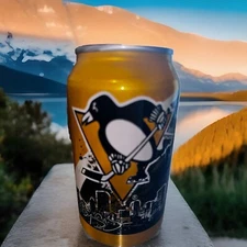 2024-2025 LaBATTS BLUE PITTSBURGH PENGUINS 12oz. beer can NHL / PGH PENGUINS