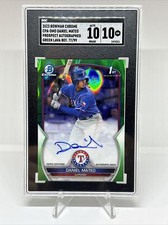 2023 Bowman Chrome CPA-DMO Daniel Mateo Auto Green Lava Refractor SGC 10 POP 1