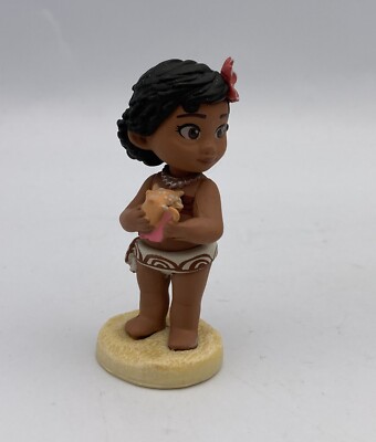 DISNEY MOANA TODDLER Little Girl Figure Toy Cake Topper
