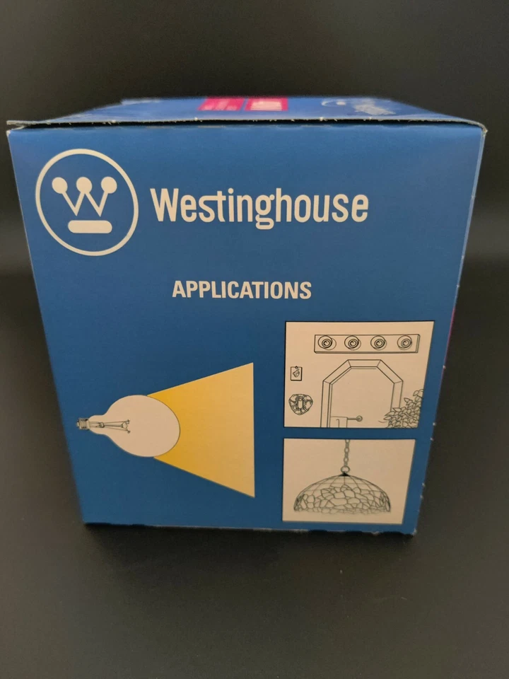 NEW 5" G40 Globe Light Bulb - CLEAR - Medium Base 40W 120V Westinghouse #03101 - Image 4 of 4