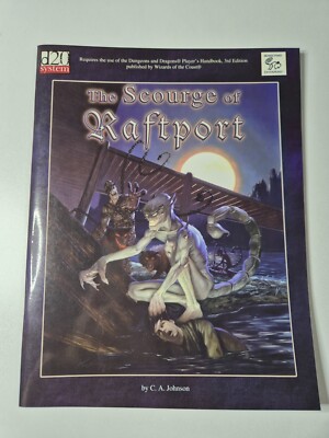 The Scourge of Raftport, D&D d20 system, MonkeyGod Enterprises, VGC