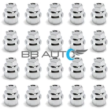 20 NEW CHROME LUG NUT COVERS CAPS CHEVY GMC SILVERADO 1500 2500 FULL SIZE TRUCK